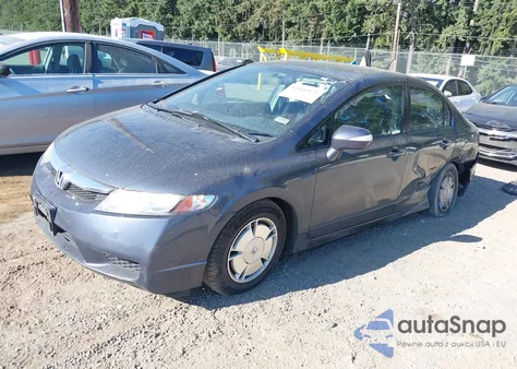 2010 Honda Civic Hybrid z USA, uszkodzony, nr VIN JHMFA3F23AS003464